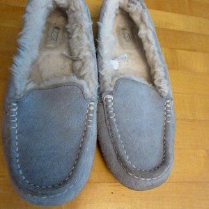 UGG  Ansley Suede Slippers Light Grey Women's US 10 Eu-41